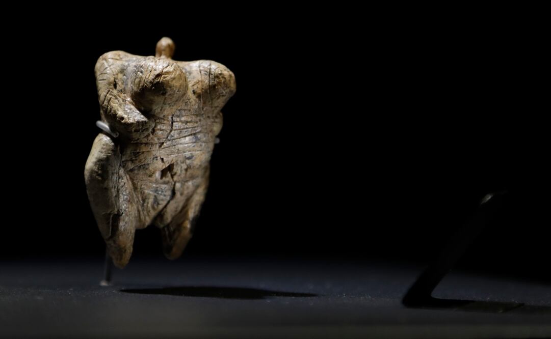 La llamada Venus de Hohle Fels en el Museo de Prehistoria en Blaubeuren. Foto: AP