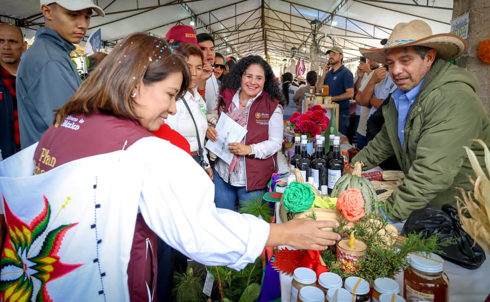 Feria del Bienestar en Pátzcuaro, Michoacán como parte del Plan por la Paz y la Justicia (20/12/2025). Foto: Especial
