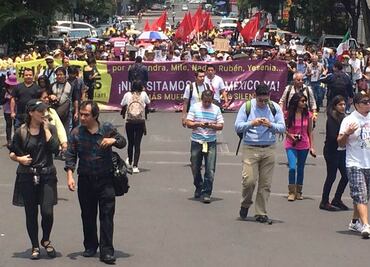 Marchan hacia la PGJDF por caso Narvarte