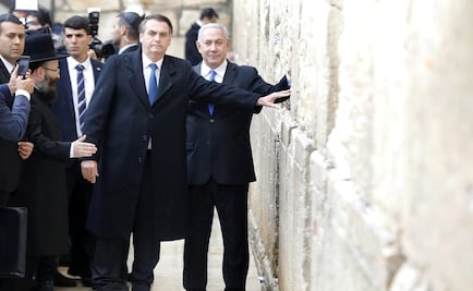 Por primera vez, un presidente y el primer ministro de Israel visitan el Muro de los Lamentos