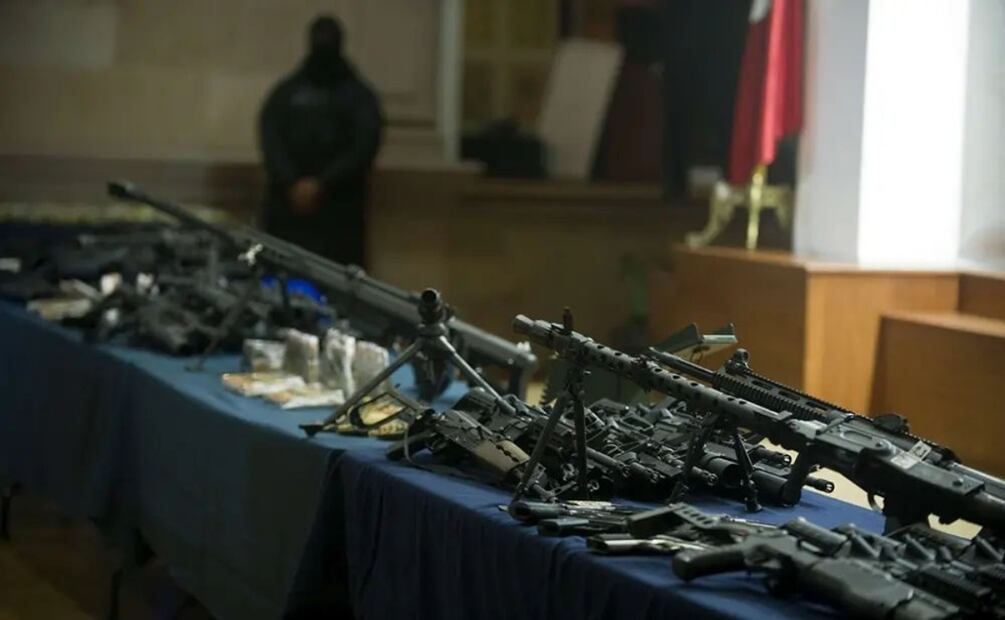 Lanzacohetes ruso tipo RPG utilizado por "El Mencho". Foto: AFP