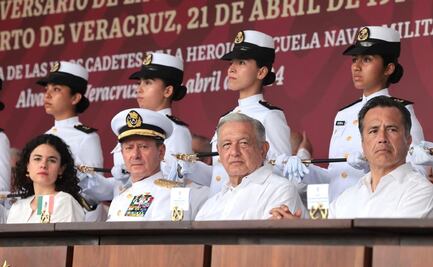 AMLO destaca relación con EU en ceremonia por el 110 Aniversario de la Defensa del Puerto de Veracruz 
