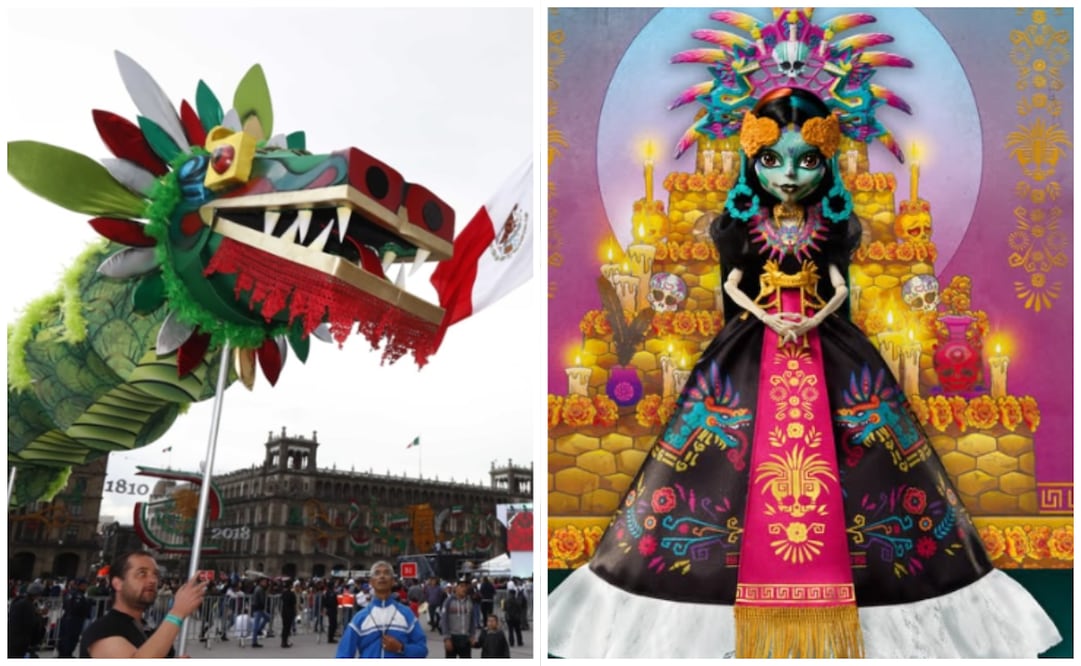 Monster High lanza muñeca Skelita inspirada en Quetzalcóatl para celebrar el Día de Muertos; ¿cuándo y dónde adquirirla?. Foto: Instagram / Yadín Xolalpa. EL UNIVERSAL