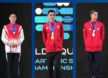 El mexicano Diego Villalobos conquista el oro en el Campeonato Mundial de natación artística