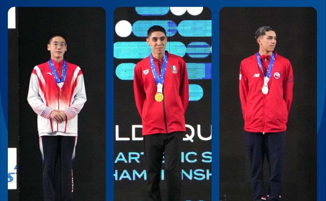 El mexicano Diego Villalobos conquista el oro en el Campeonato Mundial de natación artística