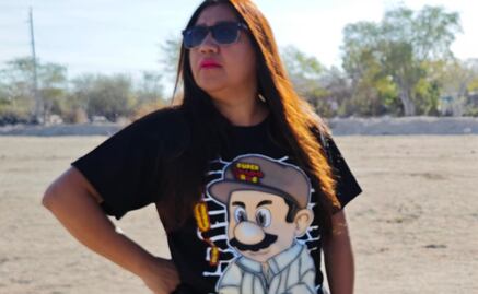 Regidora de La Paz, BCS, viste camiseta alusiva a "El Chapo" Guzmán; la usa durante actos oficiales y encuentros con ciudadanos