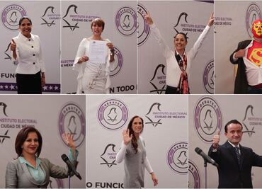 Llegan los siete candidatos al tercer debate por la jefatura de Gobierno