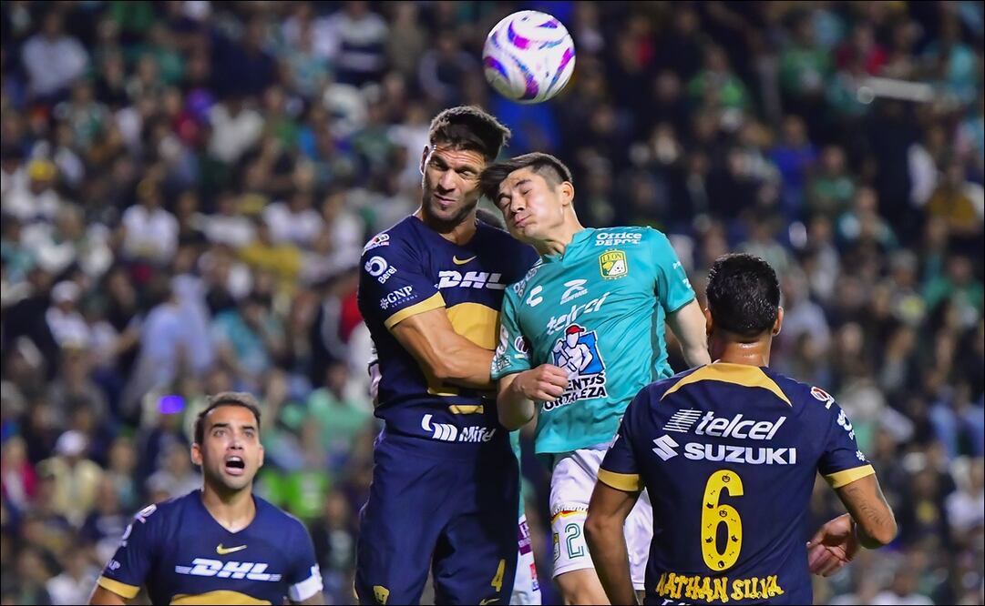 León y Pumas reparten unidades en emocionante duelo de felinos