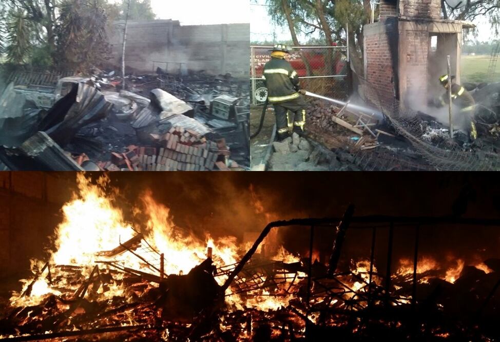 Incendio en almacén de Izcalli duró cinco horas