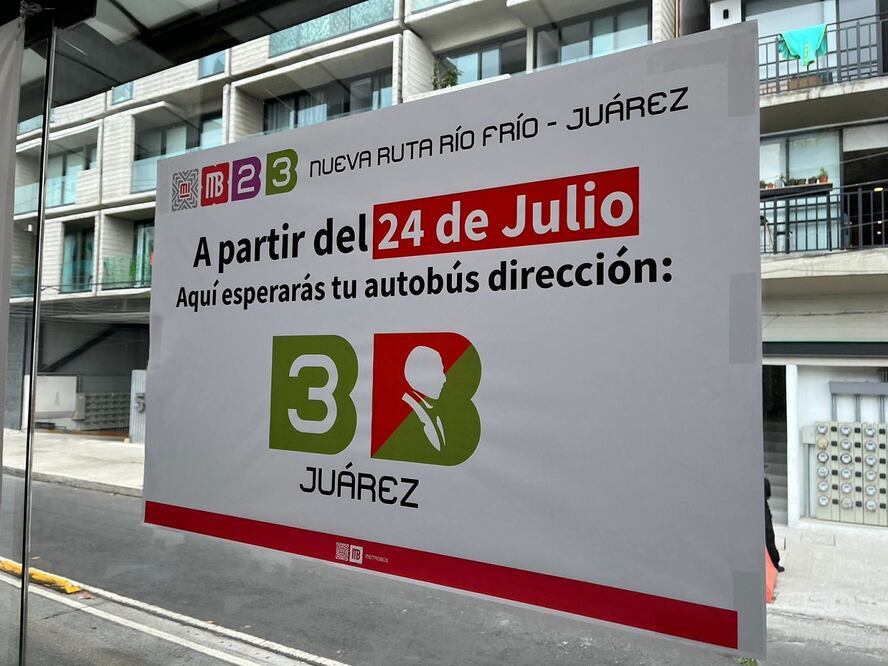 Nueva ruta del Metrobús. Foto. Laura Arana