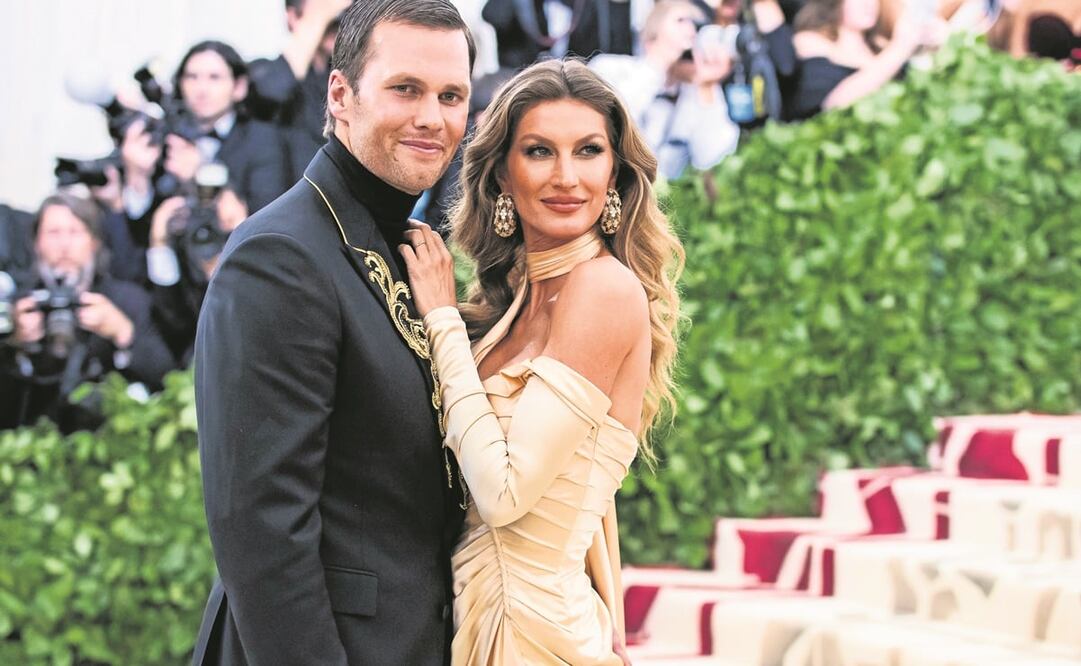 Tom Brady y Gisele en la MET Gala / Foto: AP