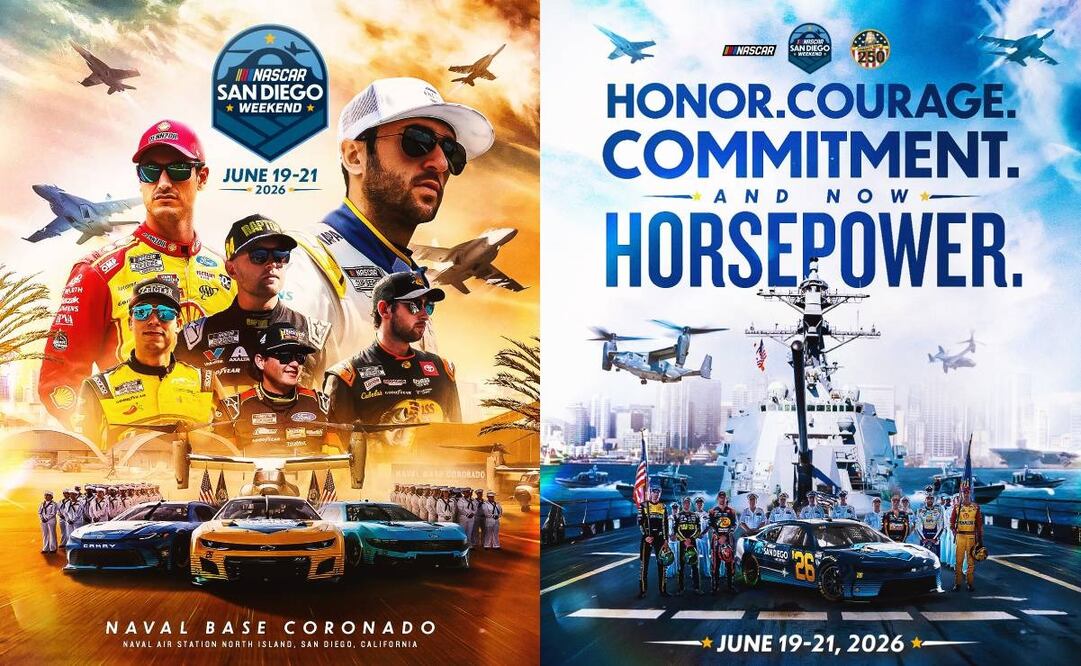Nascar realizará carrera en la Base Naval Coronado de San Diego / Foto: Especial