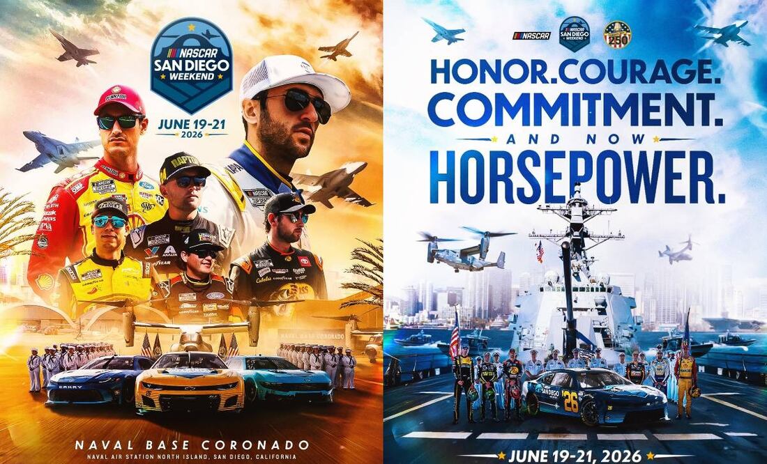Nascar realizará carrera en la Base Naval Coronado de San Diego / Foto: Especial