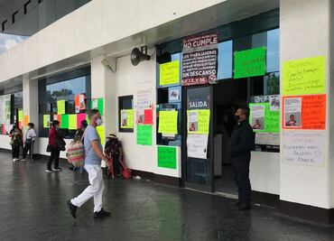 Trabajadores del ayuntamiento de Naucalpan demandan pago de sus salarios