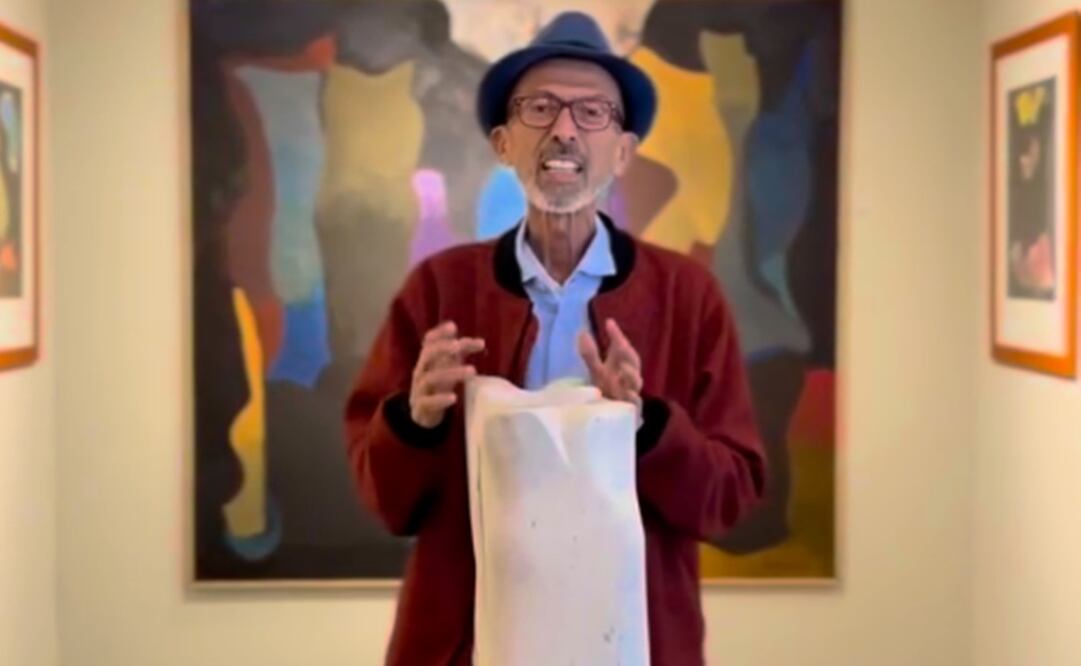 El galerista Oscar Román. Foto: Instagram oficial.