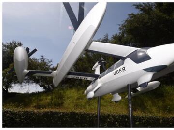 Uber da una muestra de sus futuristas taxis voladores