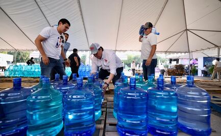 Rubén Rocha pone en marcha programa de donación de agua embotellada; sequía afecta a cerca de 80 mil personas