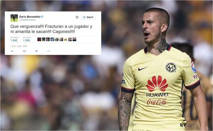Benedetto explota contra los Pumas en Twitter