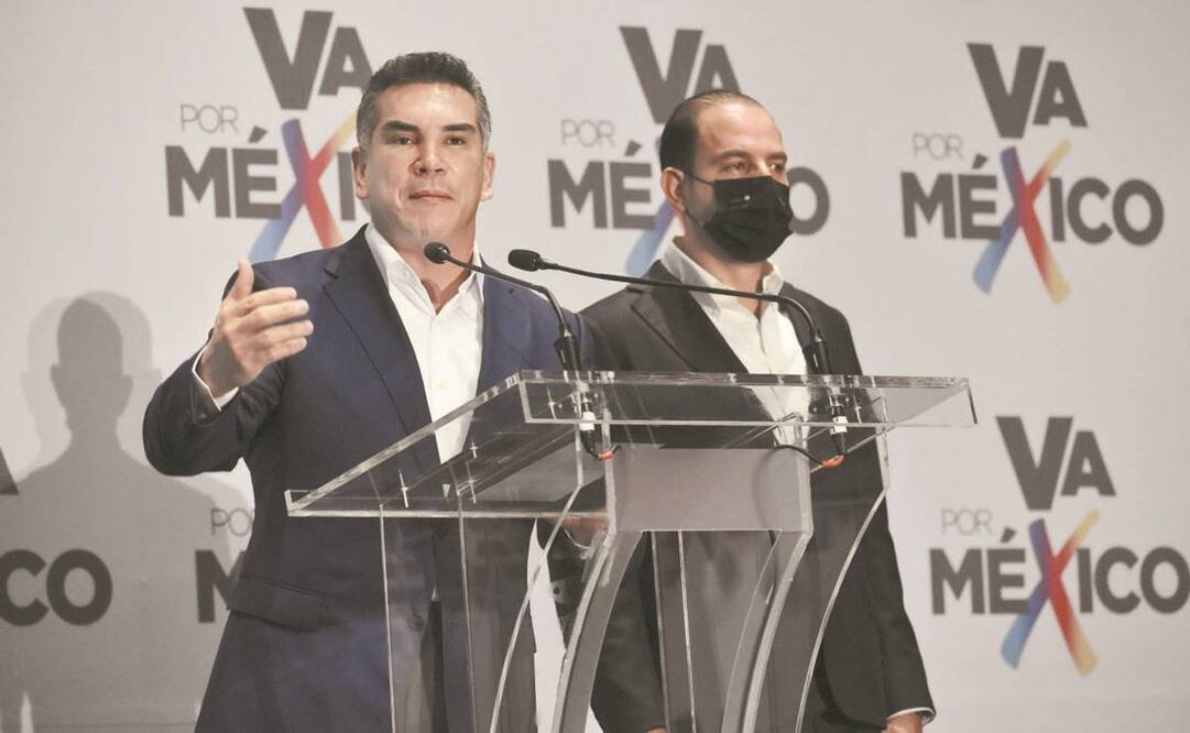 Los acuerdos que han logrado los líderes del PRI, Alejandro Moreno, y del PAN, Marko Cortés, tienen preocupado al dirigente del PRD, Jesús Zambrano. Foto: Xavier Martínez/ Obturador