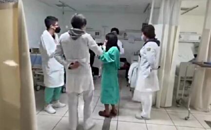 VIDEO: Internos realizan baile de XV años a paciente hospitalizada en Toluca