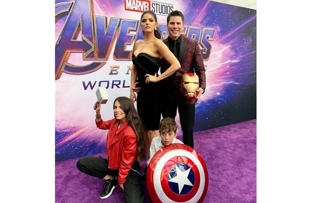 Ana Bárbara en la premier mundial de "Avengers: Endgame". Foto: Instagram Ana Bárbara