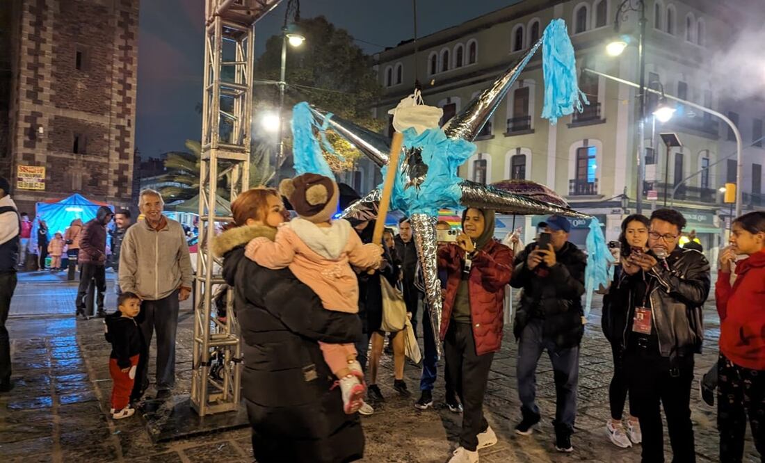 Posadas en el Centro Histórico. FOTO: Especial/ EL UNIVERSAL/
