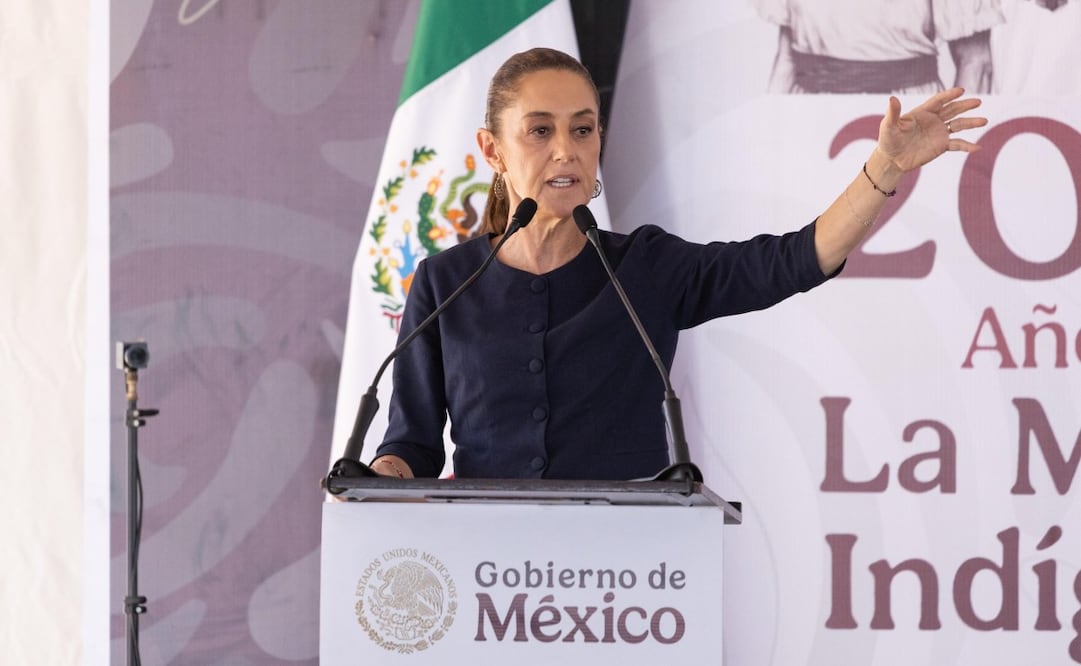 Claudia Sheinbaum anuncia Frijol del Bienestar (12/04/2025). Foto: Hugo Salvador / EL UNIVERSAL