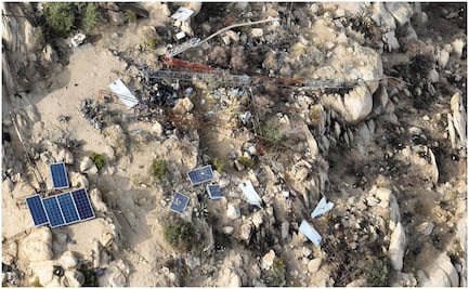 Destruyen campamento de grupo criminal en Sonoyta, Sonora; se ubicaba en la cima de un cerro