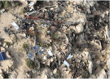 Destruyen campamento de grupo criminal en Sonoyta, Sonora; se ubicaba en la cima de un cerro