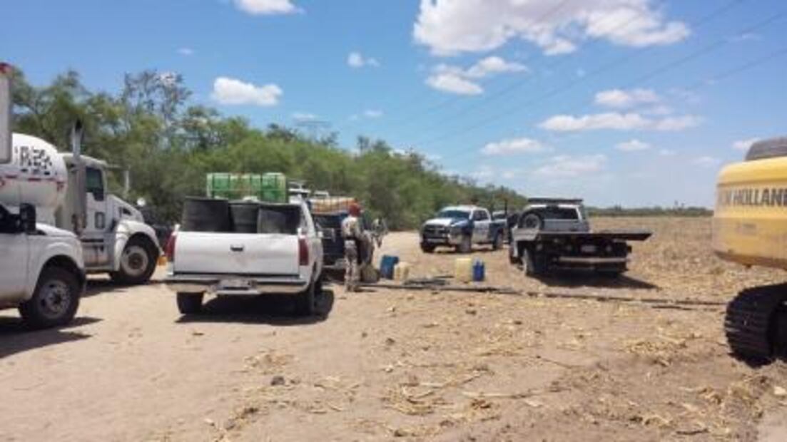 Aseguran 5 mil 400 litros de combustible en Tamaulipas