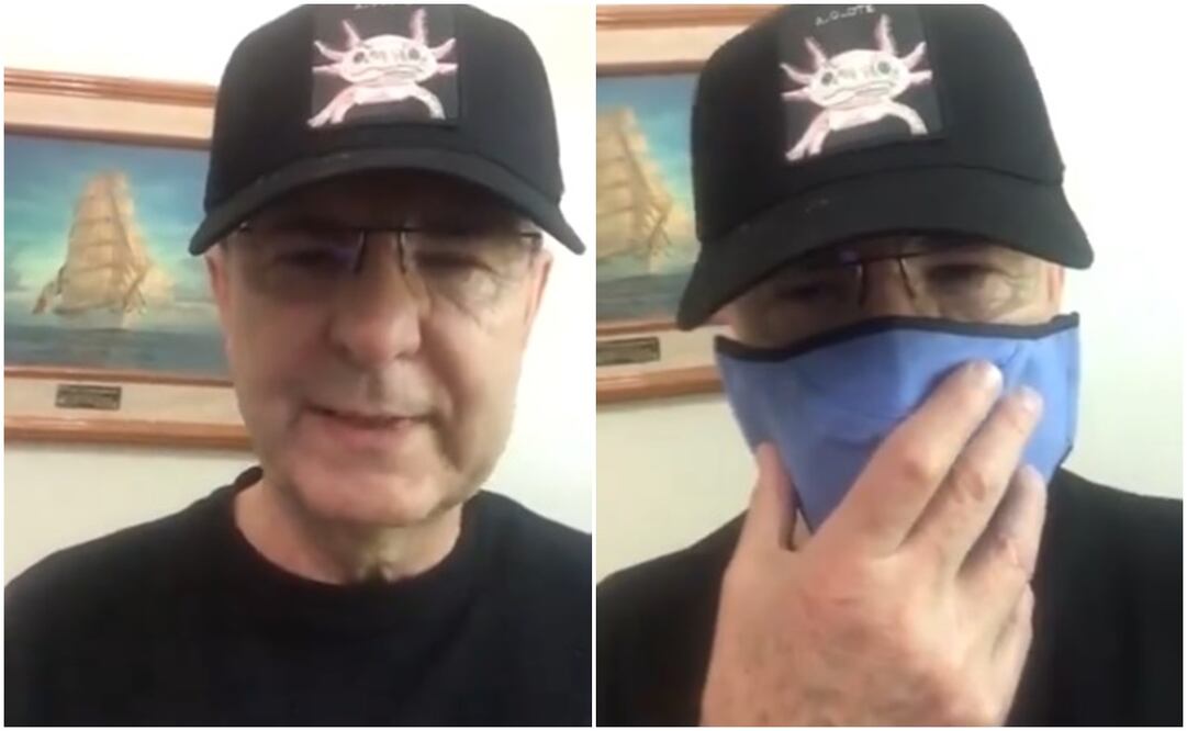 Esteban Moctezuma informa que se mantiene asilado por Covid-19. Foto: Captura