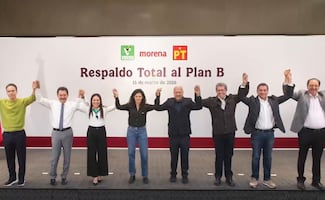 Morena, PT y PVEM acuerdan “respaldo total” a Plan B de Sheinbaum; ven “avance para la democracia”