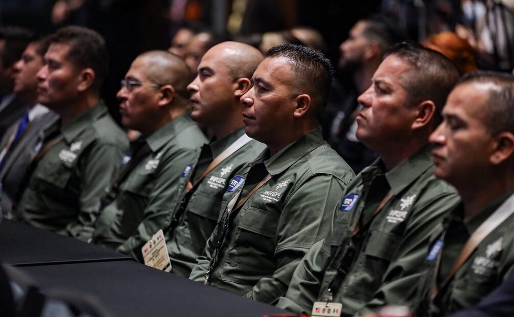 Ceremonia de Graduación de la Capacitación a Formadores en Prevención del Crimen y Policía de Proximidad, Atención a Víctimas y Violencia de Género y Asuntos Internos. Foto: Hugo Salvador/ El Universal