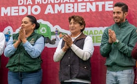 "Las inundaciones las pagamos todos"; Pepe Couttolenc se suma a megajornada de limpieza encabezada por Delfina Gómez