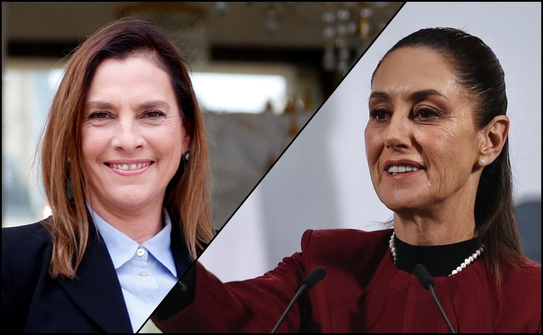 Beatriz Gutiérrez Müller y Claudia Sheinbaum. Foto: AP y Berenice Fregoso / EL UNIVERSAL