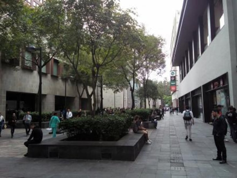 La calle que desapareció luego del sismo del 85