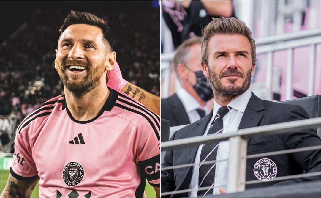 FOTO: ESPECIAL - Lionel Messi intenta convencer a David Beckham para volver a las cancha