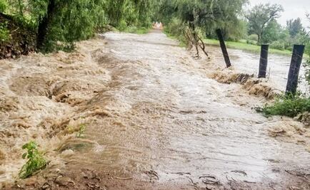 Autoridades realizan trabajos de rescate por desbordamiento de la presa El Chichimeco