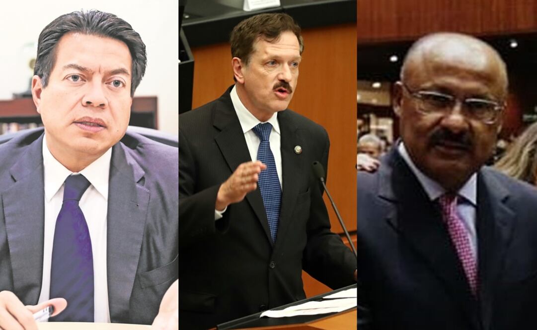 Mario Delgado, Juan Carlos Romero y René Juárez. Foto: Especial