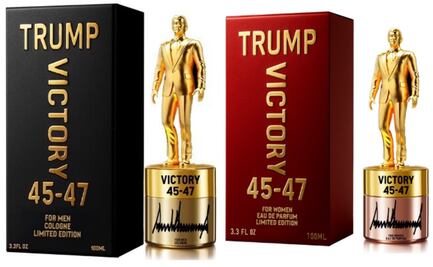Trump promueve su nueva fragancia, “Victory”; “adquiere un frasco y sigue ganando", asegura