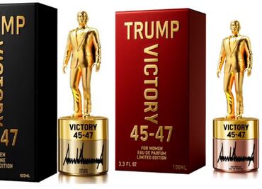 Trump promueve su nueva fragancia, “Victory”; “adquiere un frasco y sigue ganando", asegura