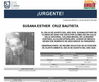 Pierde el DIF a una menor de 12 años en Iztapalapa