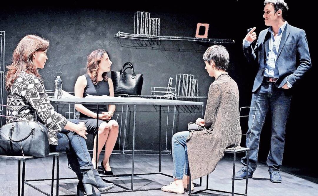 Mónica Huarte, Mariana Garza y Alejandro de la Madrid protagonizaron la obra de teatro  FOTO: ARCHIVO