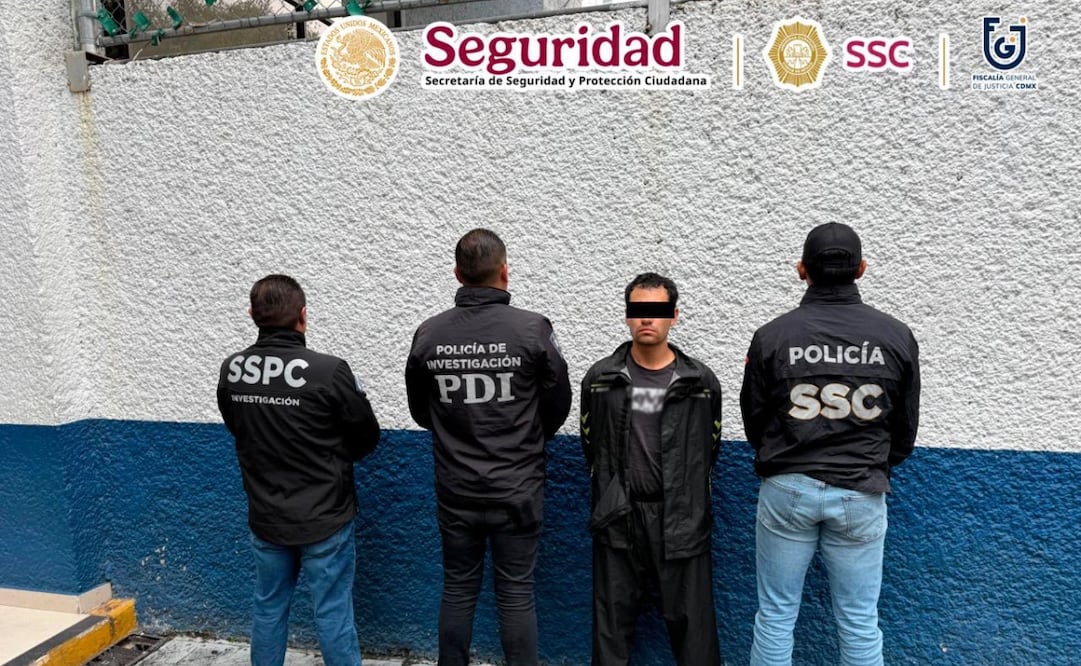 Autoridades federales y capitalinas detuvieron en la alcaldía Milpa Alta a un hombre presuntamente relacionado con la desaparición y posterior homicidio de los ciudadanos estadounidenses Guillermo Jaffet Hidalgo Ortiz y Zafar Padamsee Mawani. | Foto: Especial.