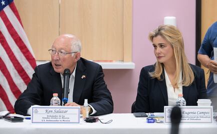 Se reúnen Maru Campos y Ken Salazar; acuerdan colaboración en tema migratorio