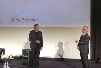 Así fue la masterclass de John Travolta en Cannes