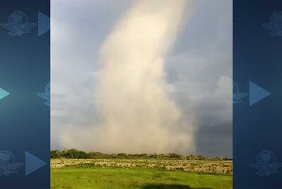 Sorprende en Sinaloa fenómeno similar a un tornado