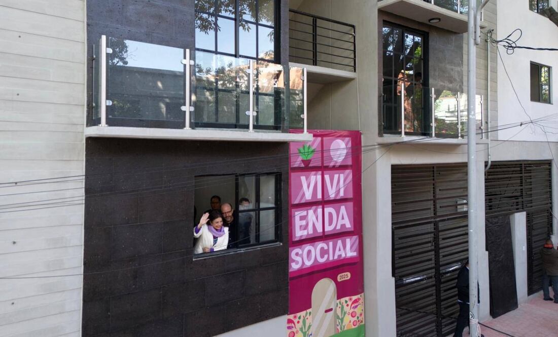 Las nuevas viviendas se construyeron en un predio, ubicado en la calle de Mar Azof en la alcaldía Miguel Hidalgo. Foto: especial