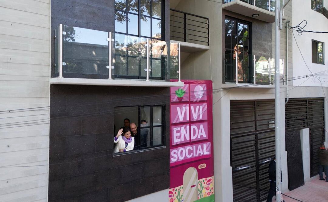 Las nuevas viviendas se construyeron en un predio, ubicado en la calle de Mar Azof en la alcaldía Miguel Hidalgo. Foto: especial