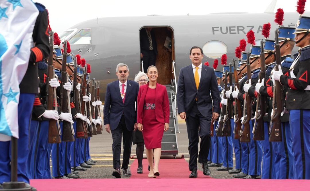 Claudia Sheinbaum llega a la  IX Cumbre de la CELAC. Foto: Presidencia